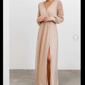 Baltic Born, Size XXXL, Champagne Maxi Dress